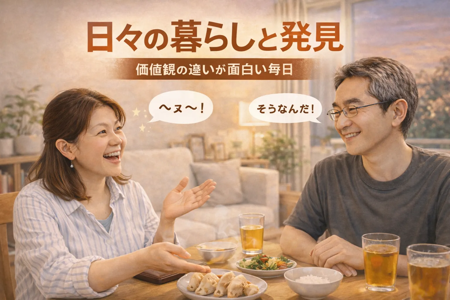 日々の暮らしと発見｜日中夫婦のリアルな日常と価値観の違い【となりは中国人。】