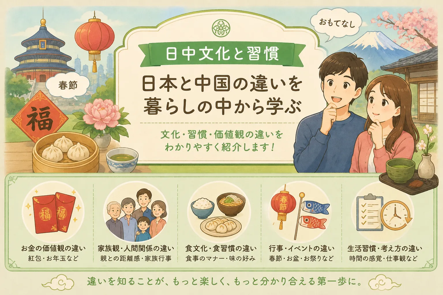 【日中の文化・習慣】春節・家族観・カルチャーショックの実体験レポート | ニーハオ！となりは中国人。